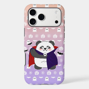 Halloween Cute Baby Panda Dracula Vampire iPhone 17 Pro Max Case