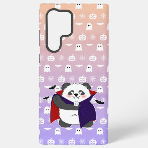 Halloween Cute Baby Panda Dracula Vampire Samsung Galaxy S22 Ultra Case