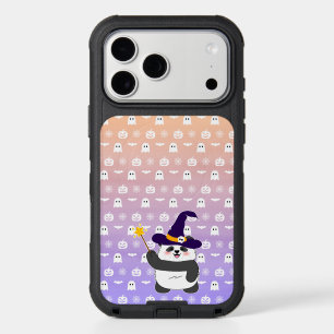 Halloween Cute Baby Panda Witch Magic Wand iPhone 17 Pro Max Case