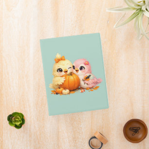 Halloween Cute Bird Friends Mini Storage Binder