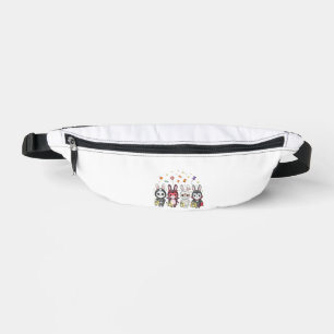 Halloween Cute Bunny Costume Fanny Pack