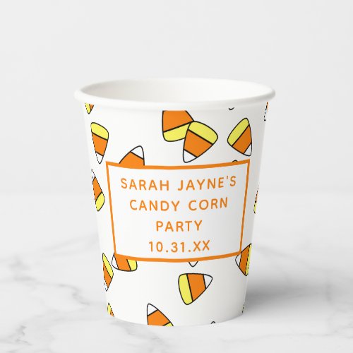 Halloween Cute Candy Corn Party Paper Cup
