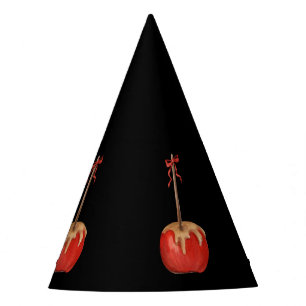 Halloween cute Carmel apple bow spooky  Party Hat