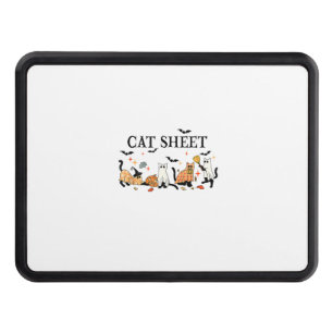 Halloween Cute Cats Sheet In Ghost Costume Women M Hitch Cover