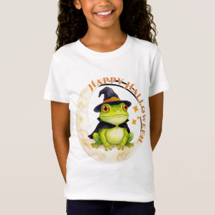 Halloween Cute Frog Toad Witch T-Shirt