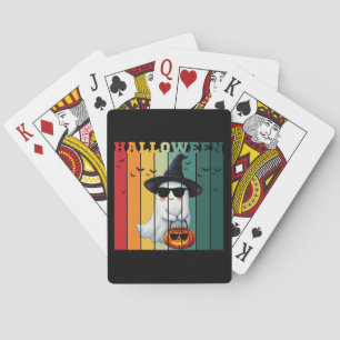 Halloween cute funny ghost pumpkin gift ideas poker cards