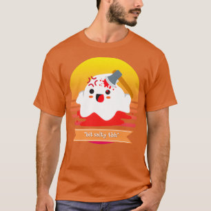 Halloween Cute Ghost Bit Salty TBH T-Shirt