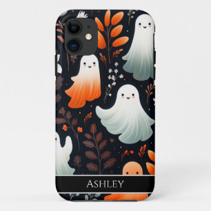 Halloween Cute Ghost Boho Personalized iPhone 11 Case