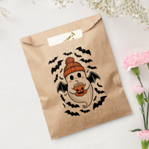 Halloween Cute Ghost Fall Spooky Season Gift Favor Bag