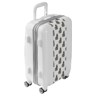 Halloween, Cute Ghost Gray, Trick Or Treat, Boo Luggage