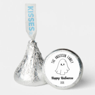 Halloween Cute Ghost Personalized Name Year Hershey®'s Kisses®