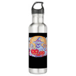 Halloween Cute Ghost Pumpkin Cat Classic T-Shirt Stainless Steel Water Bottle