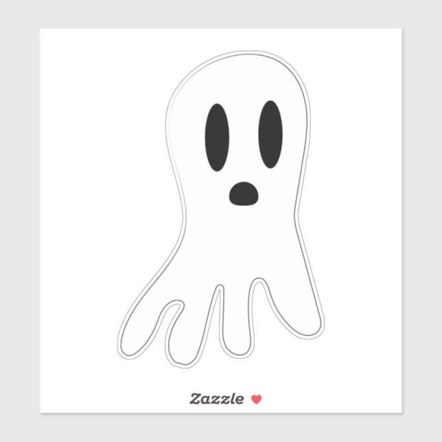 Halloween cute ghost sticker (Sheet)