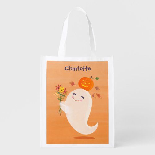 Halloween Cute Ghost Trick Or Treat Candy Bag
