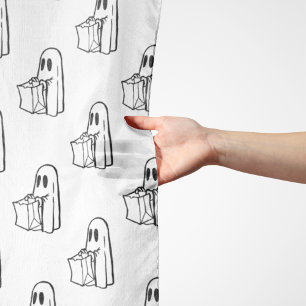 Halloween, Cute Ghost White, Trick Or Treat, Boo Scarf