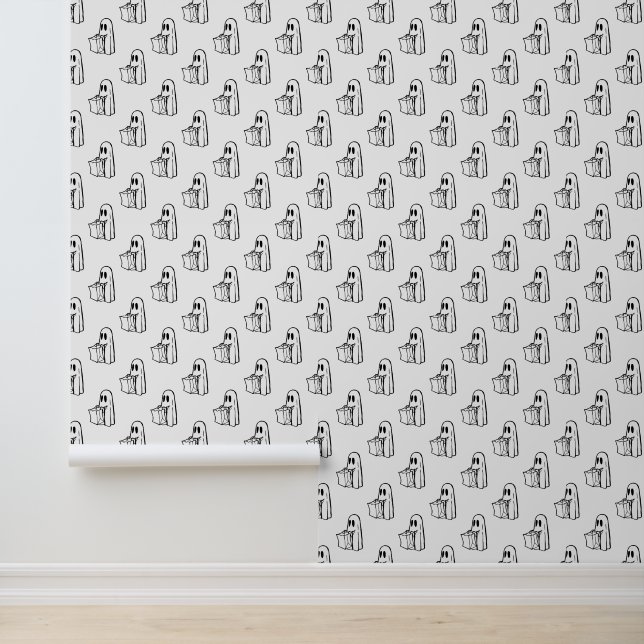 Halloween, Cute Ghost White, Trick Or Treat, Boo Wallpaper (Application)