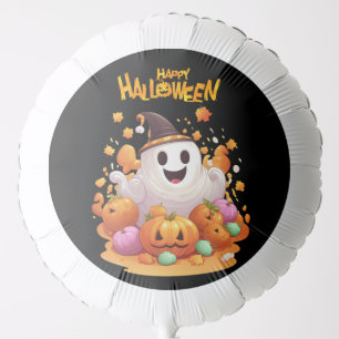 Halloween: Cute Ghosts and Pumpkin Family Balloon