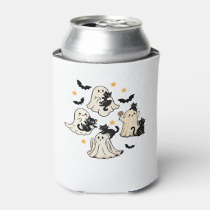 Halloween Cute Ghosts Bats Black Cats Oversized T- Can Cooler