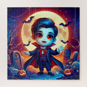 Halloween - cute little vampire jigsaw puzzle