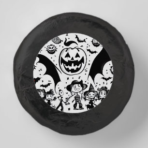 Halloween Cute Monsters Jack-O-Lantern Chocolate Dipped Oreo Cookie Favors