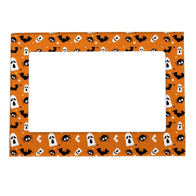 Halloween cute pattern magnetic picture frame (Front)