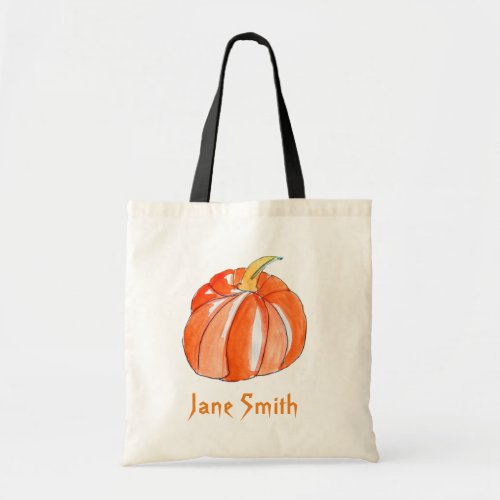 Halloween cute pumpkin loot bag trick or treat