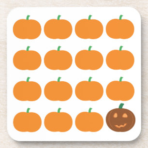 Halloween Cute Pumpkin Patch Beverage Coaster