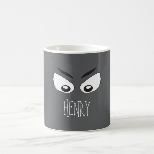Halloween Cute Simple Ghost Eyes Whimsical Coffee Mug