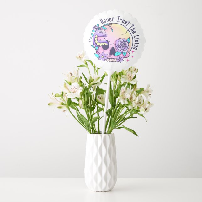 Halloween Cute Skull  Balloon (Vase)