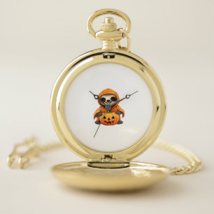 Halloween Cute Sloth Classic T-Shirt Pocket Watch
