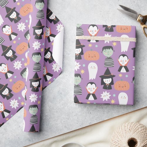 Halloween Cute Spooky Gift Wrapping Paper