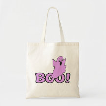 Halloween Cute Spooky Lilac Ghost and BOO!