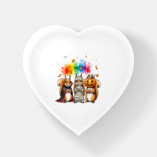 Halloween Cute Squirrels Costume Paperweight