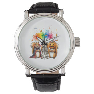 Halloween Cute Squirrels Costume Watch