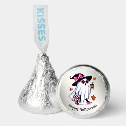 Halloween Cute Stylish Witch Ghost Coffee Cup Hersheys Kisses