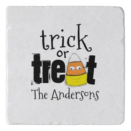 Halloween Cute Trick or Treat Funny Candy Corn Trivet