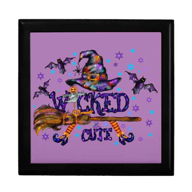 Halloween Cute Wicked Witch Gift Box (Front)
