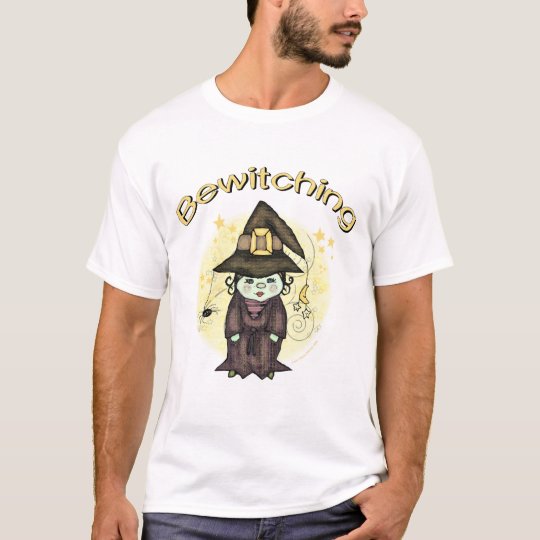 Halloween Cute Witch Black T-Shirt