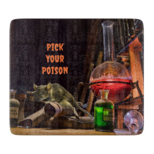 Halloween Cutting Board, Pick Your Poison Board