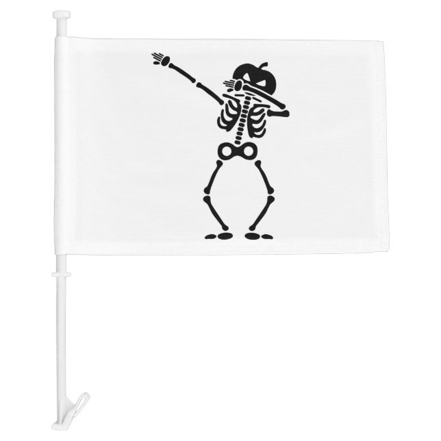 halloween dab  car flag (Front)