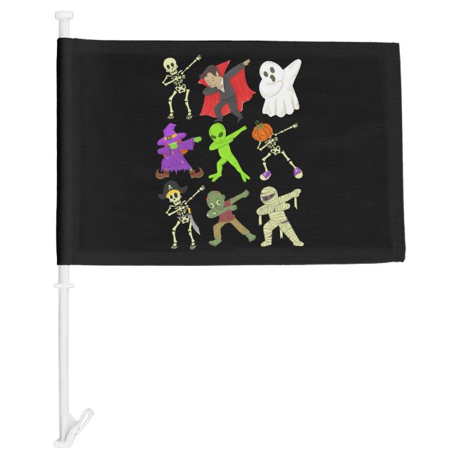 Halloween Dabbing Car Flag (Front)