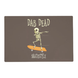 Halloween Dabbing Skatestyle Placemat