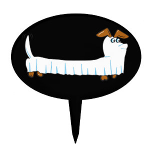 Halloween Dachshund Cake Topper