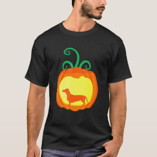 Halloween Dachshund Dog Dachshund Halloween Lanter T-Shirt