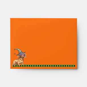 Halloween Dachshund Envelope
