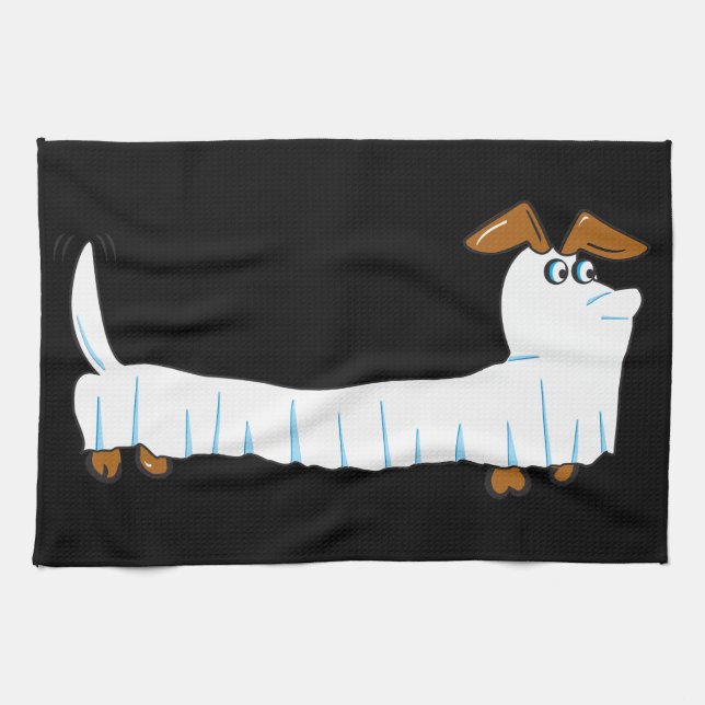 Halloween Dachshund Towel (Horizontal)
