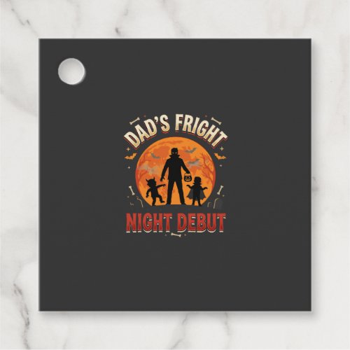 Halloween Dad Fright Night Favor Tags