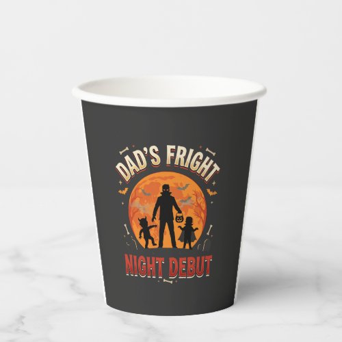 Halloween Dad Fright Night Paper Cups
