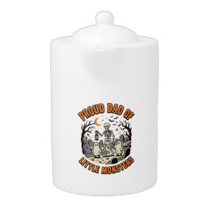 Halloween Dad Little Monsters Night Teapot