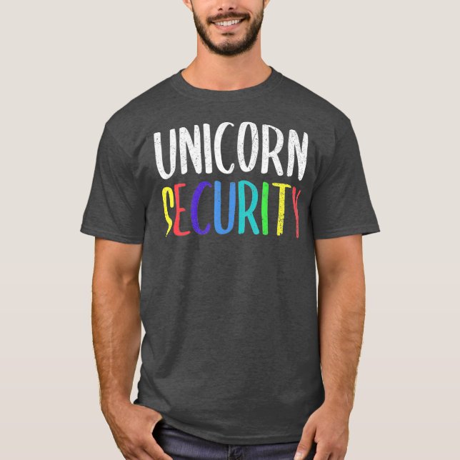 Halloween Dad Mom Daughter Adult Costume Unicorn T-Shirt (Front)